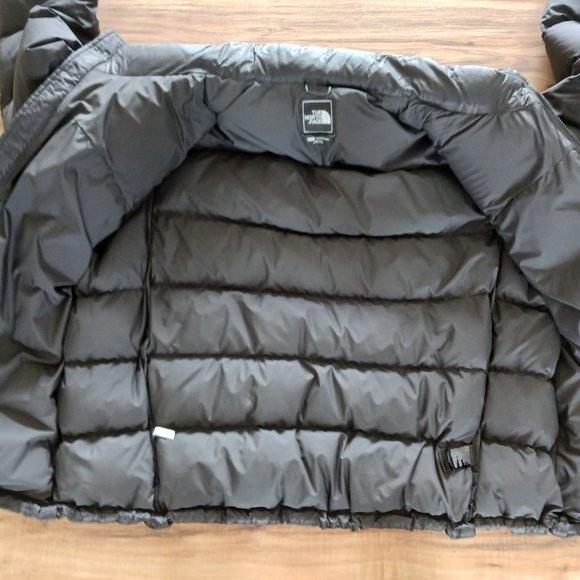 North Face Mens XL Black Nuptse Jacket Goose Down Winter Puffer Bubble Ski Coat - Picture 3 of 7
